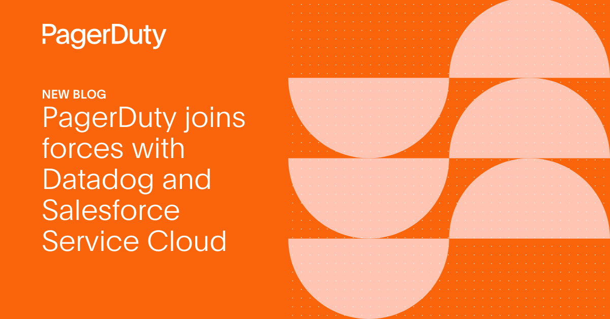 PagerDuty + <a href="/datadoghq/">Datadog, Inc.</a> + <a href="/ServiceCloud/">Agentforce Service</a> = ✨Better MTTA and MTTR✨

Find out how in our recent blog 📰 pagerduty.com/blog/pagerduty…