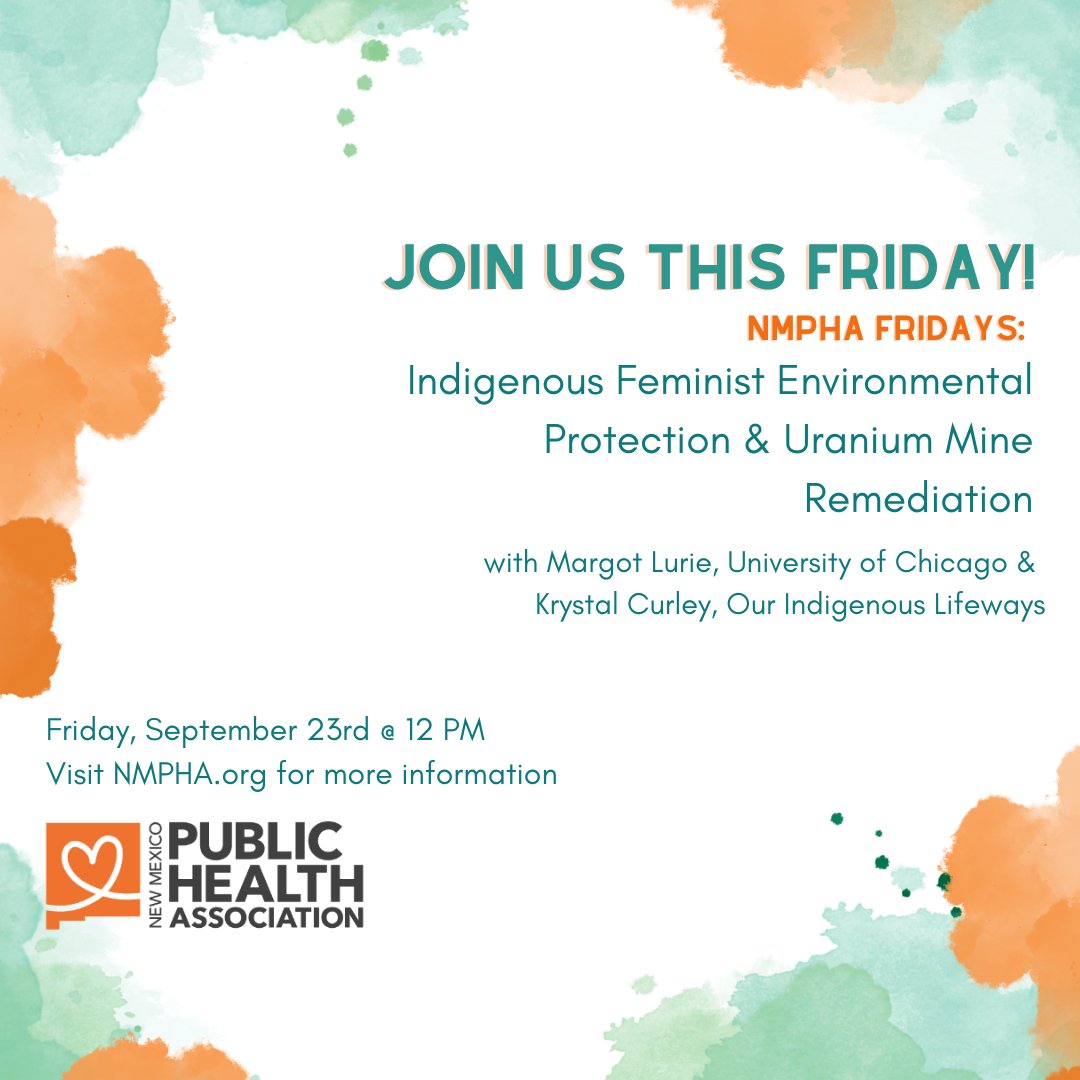 Join us tomorrow for NMPHA Fridays! To attend, visit nmpha.org/event-4975934?… for more information.