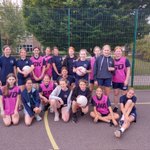 Image for the Tweet beginning: Y8 Netball played their first
