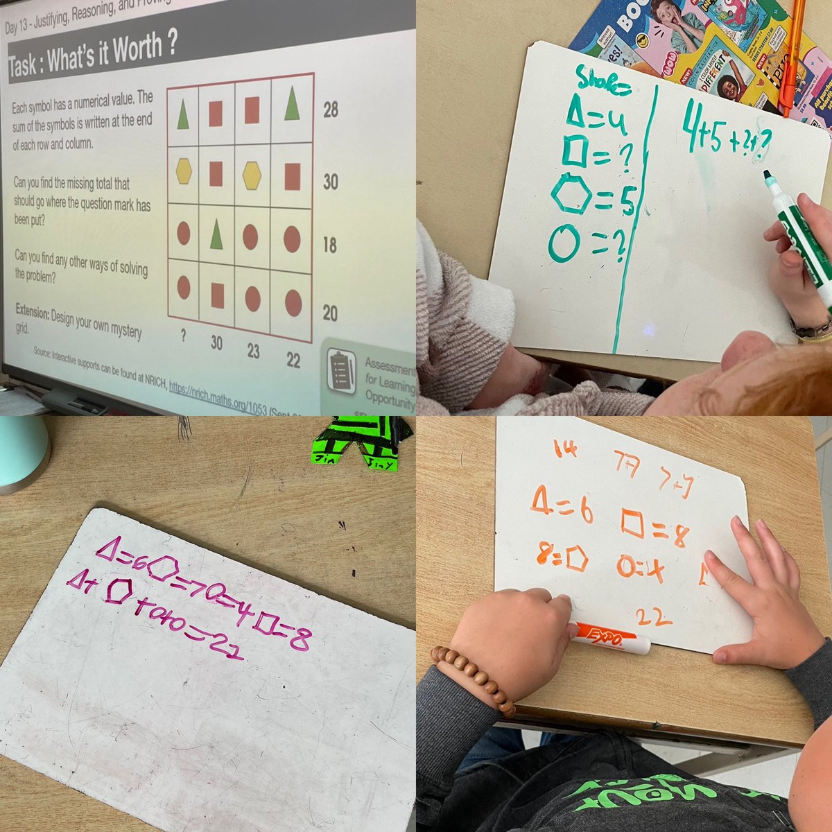 #conjecture is the name of our math game today. Develop a plan that you think will might work then give it a whirl. Not finding success? Explore the feedback of others and try try again. <a href="/scdsbmath/">SCDSB Math</a>