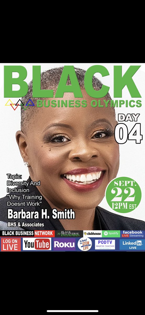BlackBusinessUS's tweet photo. Tune is for Day 4 Part 2 of the #blackbusinessolympics #geniusiscommon #NFT #blackmultiverse We are live https://t.co/ELd4rpxmLX https://t.co/ZWB82bYBf6