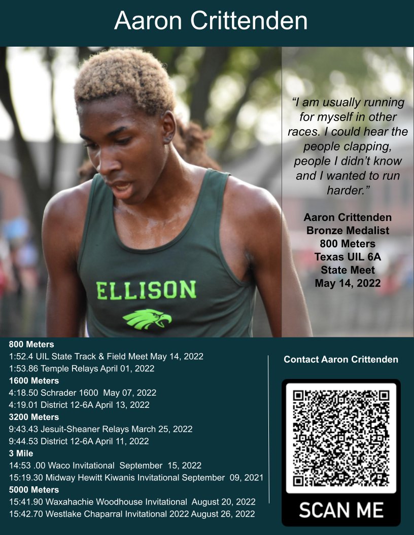 CorneliaCritte1's tweet photo. @Aar6nCrittenden #WEAREKISD #RUNAARONRUN https://t.co/lDv2TCYwwO