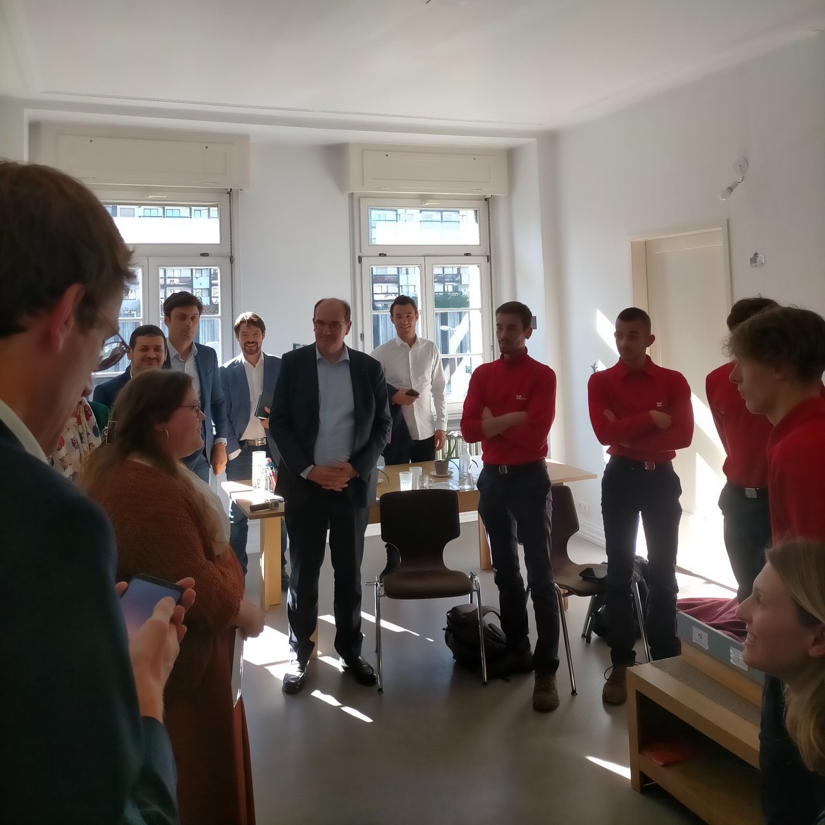 📍La rencontre du Président <a href="/JeanCASTEX/">Jean Castex</a> et du Délégué Général <a href="/TimotheeDelac/">Timothée Delacôte</a> avec les acteurs locaux se poursuivent à #Strasbourg ! Ils ont aujourd'hui rencontré les équipes de <a href="/FACEAlsace/">FACE Alsace</a> et des jeunes en insertion de l'<a href="/EPIDE_Officiel/">EPIDE - Compte officiel</a>