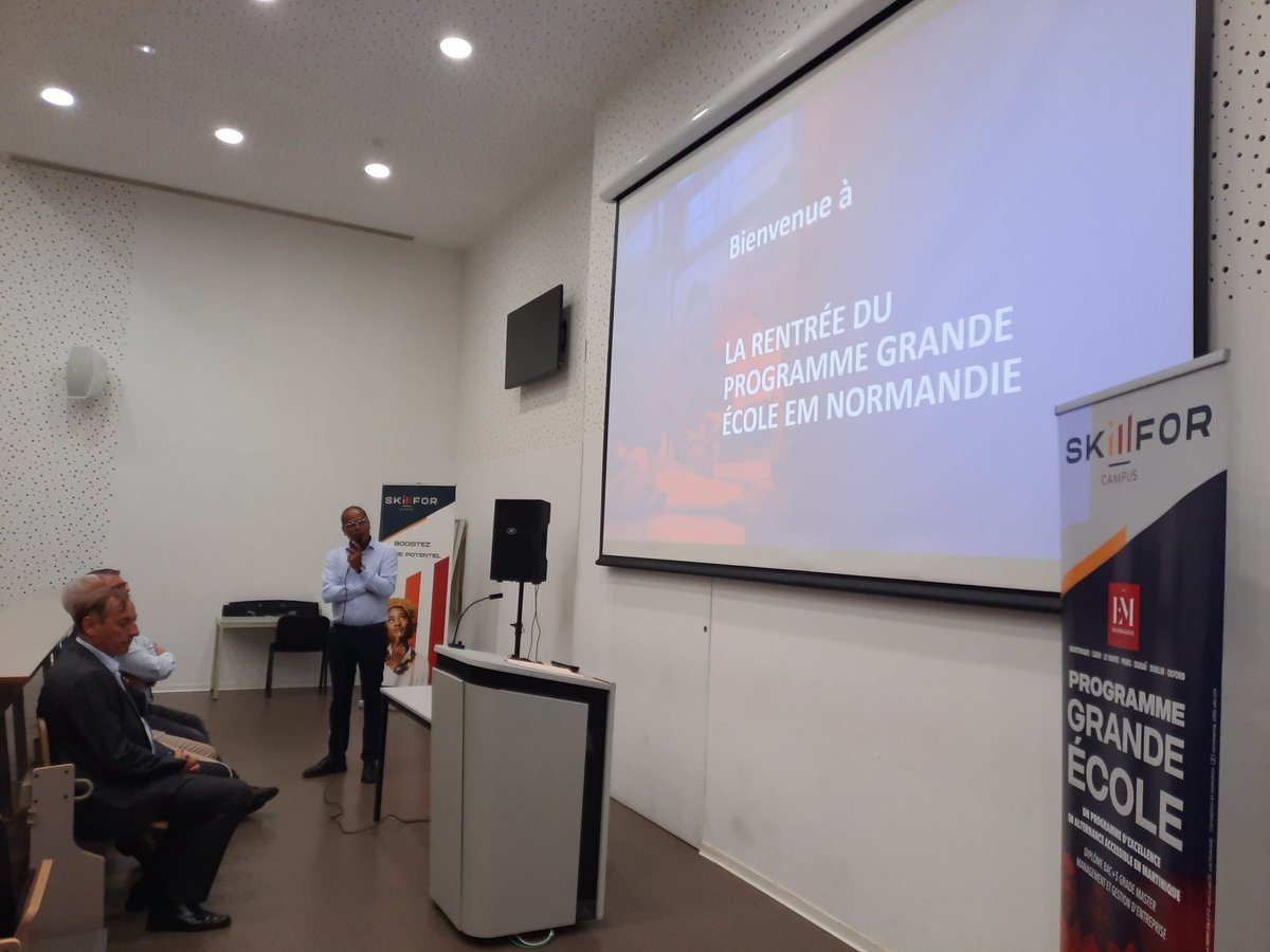 Nous sommes heureux d’avoir pu lancer la 1ere promotion du Programme Grande École de <a href="/EMNormandie/">EM Normandie Business School</a> à la Martinique. 1ere formation prestigieuse de niveau bac +5 accessible en apprentissage🎓