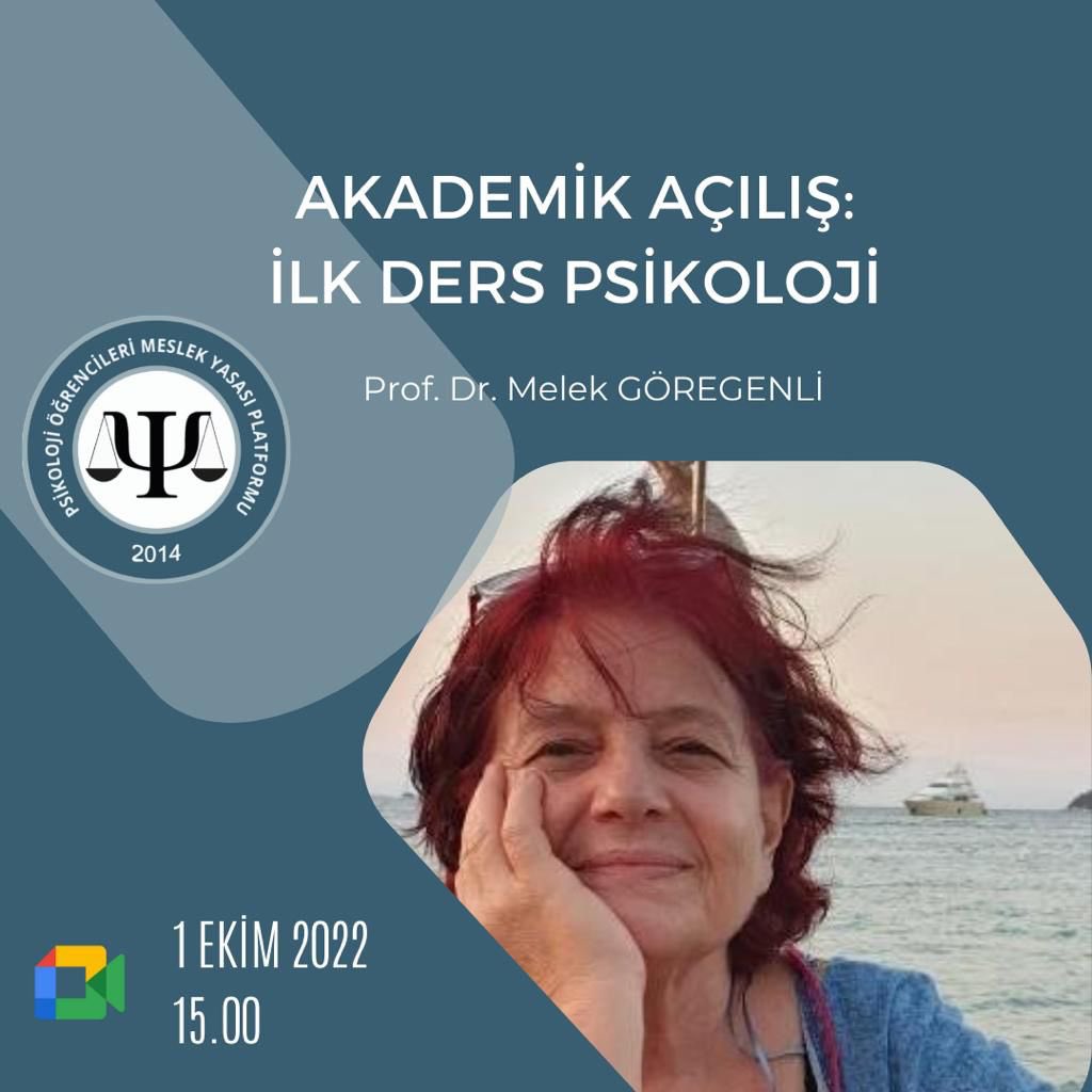 pomyap's tweet photo. Dönemin ilk etkinliğini Prof. Dr. Melek GÖREGENLİ ile gerçekleştiriyoruz!Etkinliğimize tüm öğrenciler ve psikologlar davetlidir🌸 @yasakMIS https://t.co/kn6HJIaPeJ