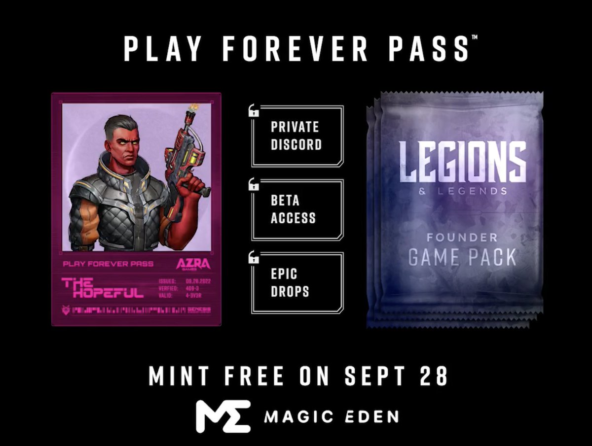 AzraGames's tweet image. The Hopeful. They're stunning PFPs, sure, but they're not just profile pics - they're Play Forever Passes. What's that mean? Read on . . .

1/1 🧵 👇
