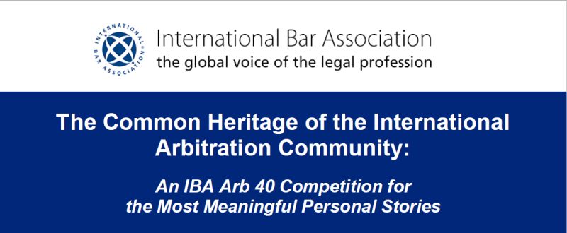 ISLG_updates's tweet photo. Deadline approaching for the @IBA Arb-40 #Competition for meaningful stories from the #international #arbiration community! Entries can be short (750 words) and should be submitted by midnight, 30 September 2022. For further details, visit https://t.co/IJWqPyEyZa https://t.co/DrXbh23fSi