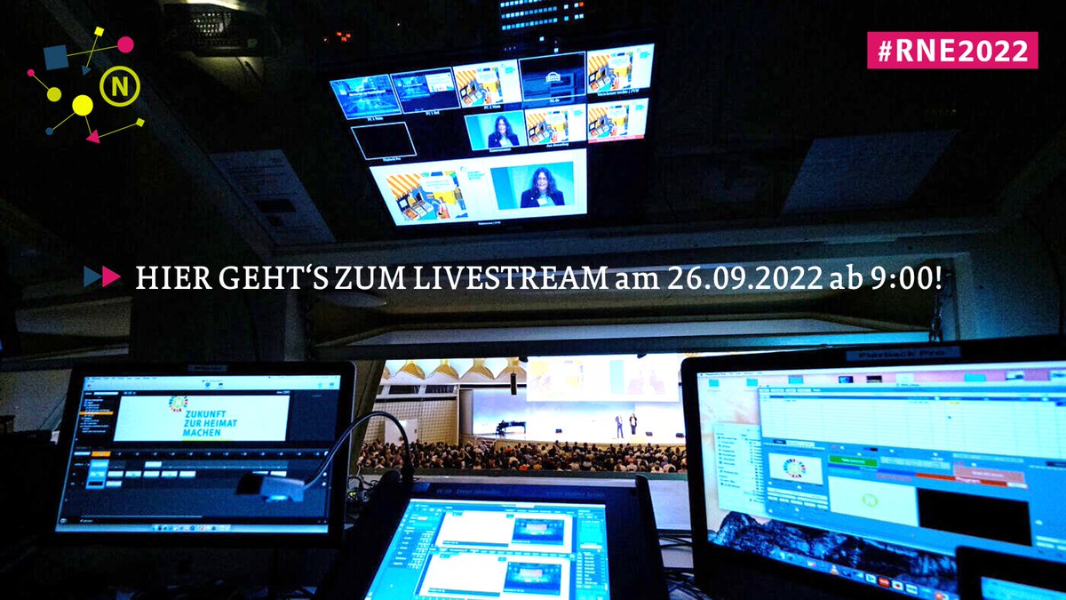 Die Anmeldung zur RNE-Jahreskonferenz ist geschlossen. Wir freuen uns über das große Interesse! Der Plenarteil der Jahreskonferenz wird ab 9 Uhr im Livestream unter rne2022.de übertragen. Getwittert wird unter #RNE2022.