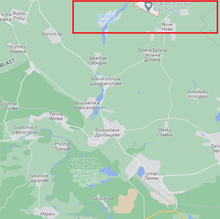 uawire's tweet photo. Russian sources report that Ukrainian Forces have broken through Russian defense lines north of #Lynam, in the area of Ridkodub and Karpivka.
https://t.co/8HPohBgNZe
https://t.co/0L3Ijzm5cZ https://t.co/51xMD5k7mf