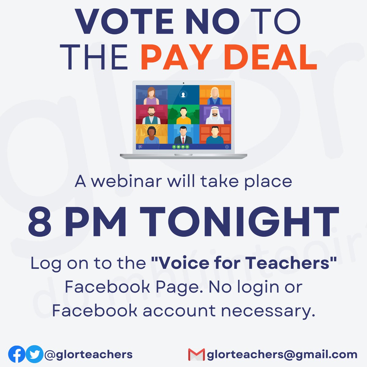 glorteachers's tweet photo. Grassroots trade unionists across the three teacher unions are holding a joint webinar at 8pm this evening about the Building Momentum review and why it doesn't go far enough. 8pm on Voice For Teachers. No Facebook account required. Please share with interested colleagues. https://t.co/OcaIg9Oz8A