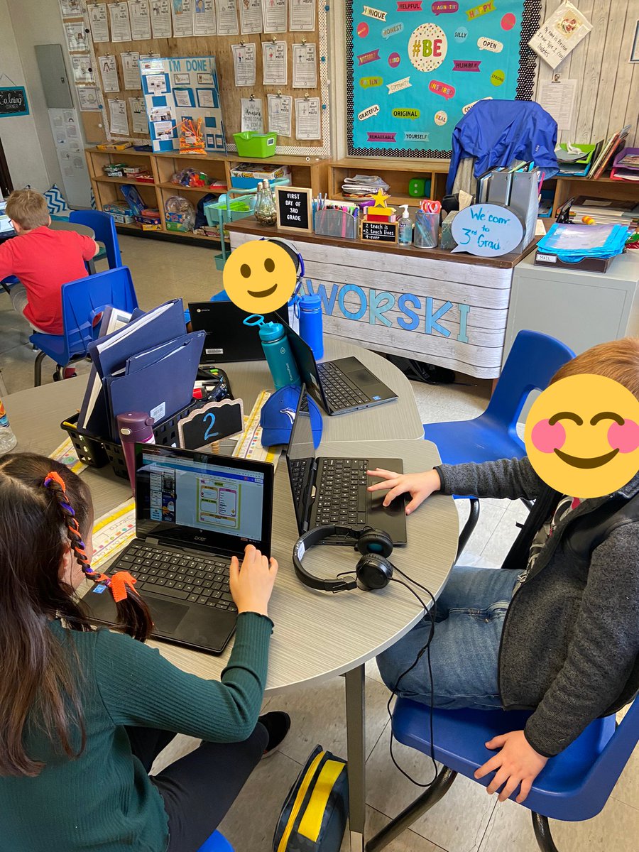 This morning we explored some math, language and science centres. Students participated in journal writing, <a href="/ZorbitsMath/">Zorbit’s Math by Carnegie Learning</a>, raz kids and they especially enjoyed coding with our friend Squeaks. #BeSKT <a href="/StKateriOCSB/">St. Kateri Tekakwitha School</a>