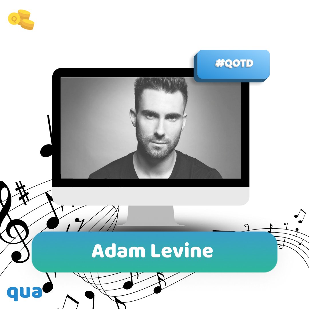 QuizQua's tweet photo. Today's Qua's Quiz of the day (QOTD) is on Adam Levine 🎤

#letsqua
#qua #quaquiz #amazon #lazada #QOTD #quizoftheday #AdamLevine #song #singer #music #band #Maroon5 #trending #quiz #musica #rapper #rap #hiphop #MUSICBLOOD #MUSICFAIR #MusicNFT #Musicbankchile #maroon5チケット #RT https://t.co/GzhxNtAHTh