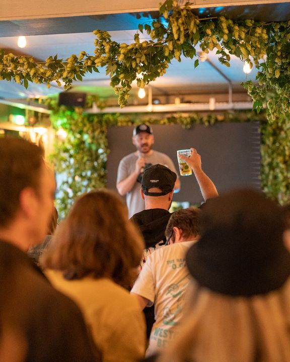MeantimeBrewing's tweet photo. Fantastic reception last night for the pre-release showing of our new collab film with @BeerChannel - ‘The Time Is Now’.
Time to get the beer cool and the popcorn ready for the film's release on 28.09.22! 🎬🍿🍻
#MeantimeBrewing #NowIPA #CraftBeerChannel #DrinkResponsibly https://t.co/YWRyk7UV7b