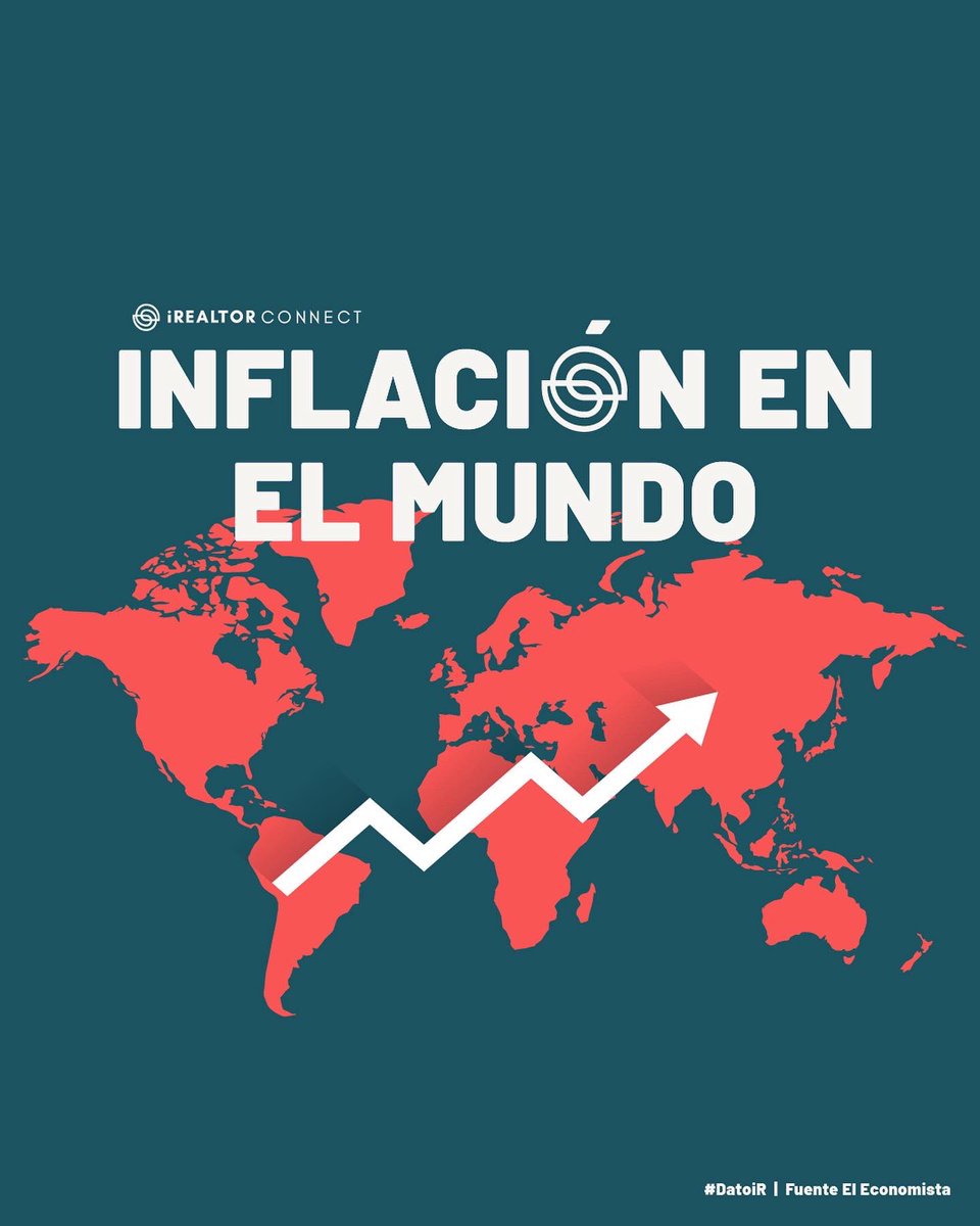 IrealtorC's tweet photo. La inflación sigue una tendencia acelerada alrededor del mundo.

¡Conoce los detalles! 👉https://t.co/pUHtBAA8An

#DatoIR #inflacion #economia #finanzas #inflation  #Rivieramaya #realestate #bienesraices #paradiseonearth #ahorro #España #Peru #Alemania #China #Japon #Mexico https://t.co/kxQbsosWkh