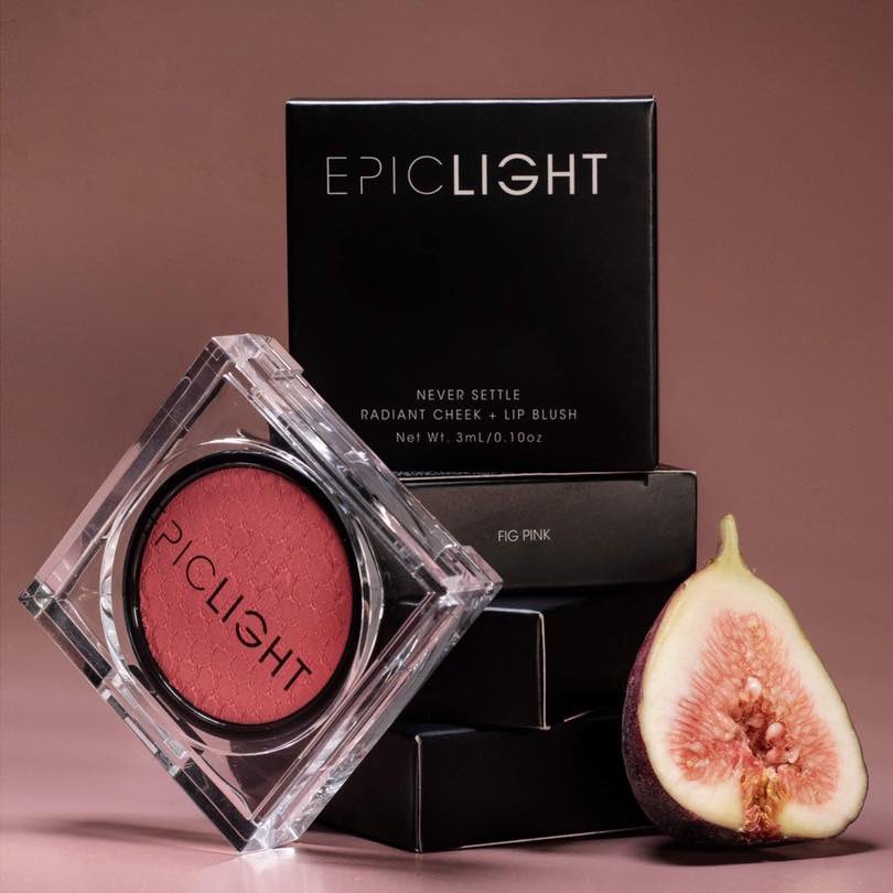 Introducing ... Fig Pink! Our Never Settle Cheek + Lip Blush shades have been carefully crafted for women with a range of complexions. What are you waiting for? Get your glow on. #BeEpic epiclightbeauty.com