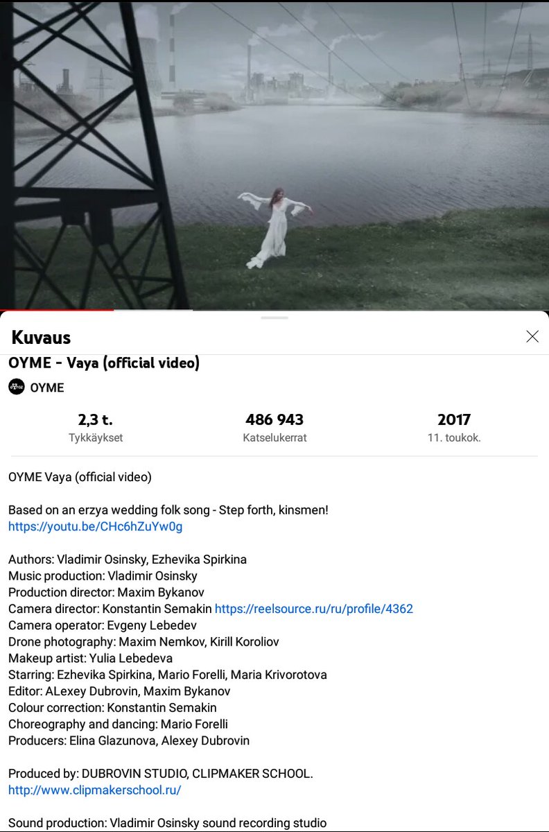 MikaAinasoja's tweet image. 😢🙏🇷🇺 "Step forth, kinsmen"
#Erzya #folksong #OYME
youtu.be/CHc6hZuYw0g
en.m.wikipedia.org/wiki/Erzya_lan…
#StandWithUkraine 🇺🇦💗🙏