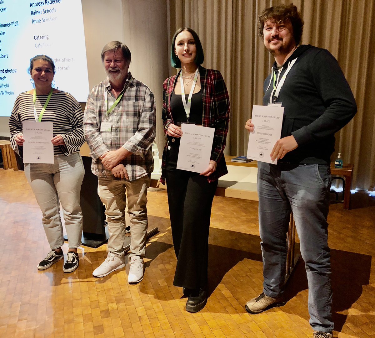 Naturkundemuseum Stuttgart (@smnstuttgart) on Twitter photo And the Young Scientist Award by <a href="/_PalGes/">Paläontologische Gesellschaft</a> goes to:
1. Pia Althoff, Uni München
2. Danijela Dimitrijevic @reefshugger, GEO-Zentrum Nordbayern Erlangen-Nürnberg
3. Feiko Miedema <a href="/Feikosaur/">Feiko Miedema</a>, Naturkundemuseum Stuttgart
Congratulations!
#youngscientists #womeninscience #palges2022 And the Young Scientist Award by <a href="/_PalGes/">Paläontologische Gesellschaft</a> goes to:
1. Pia Althoff, Uni München
2. Danijela Dimitrijevic @reefshugger, GEO-Zentrum Nordbayern Erlangen-Nürnberg
3. Feiko Miedema <a href="/Feikosaur/">Feiko Miedema</a>, Naturkundemuseum Stuttgart
Congratulations!
#youngscientists #womeninscience #palges2022