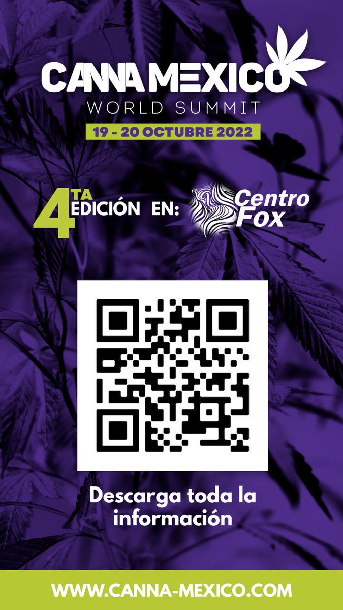 drmaferarboleda's tweet photo. Gracias a @VicenteFoxQue y Marta Sahagún por invitarme a #CANNAMEXICO. Será un placer compartir con ustedes la causa. Si quieres formar parte de este gran evento donde estarán los mejores investigadores y expertos sobre el #Cannabis, regístrate aquí: https://t.co/Wut6FTwlJ2 https://t.co/yNyf5AROkH