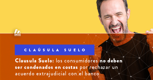 ArriagaAbogado's tweet photo. #CláusulaSuelo 🔺 ¡Buenas noticias! El Tribunal Supremo declara que no cabe condena en costas a los consumidores que rechazaron un acuerdo extrajudicial con el banco. Así de claro. Te lo contamos en nuestro #blog.
👉👉 https://t.co/lxdJdhTRZr #SentenciaTS https://t.co/TOKNyENZG2
