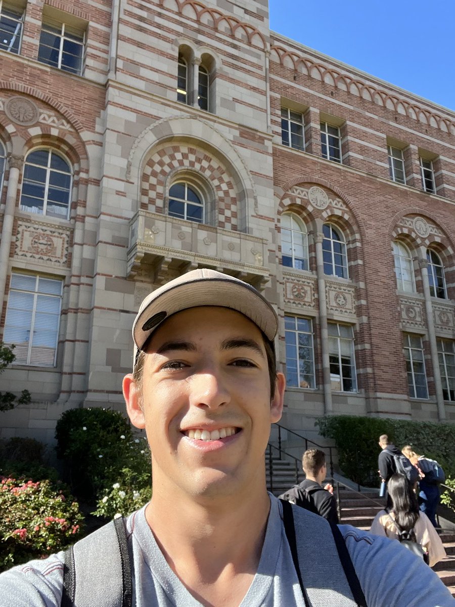 AverageDennis's tweet photo. 1st day of school at UCLA. How did this happen!! https://t.co/bM8hkyDkWc