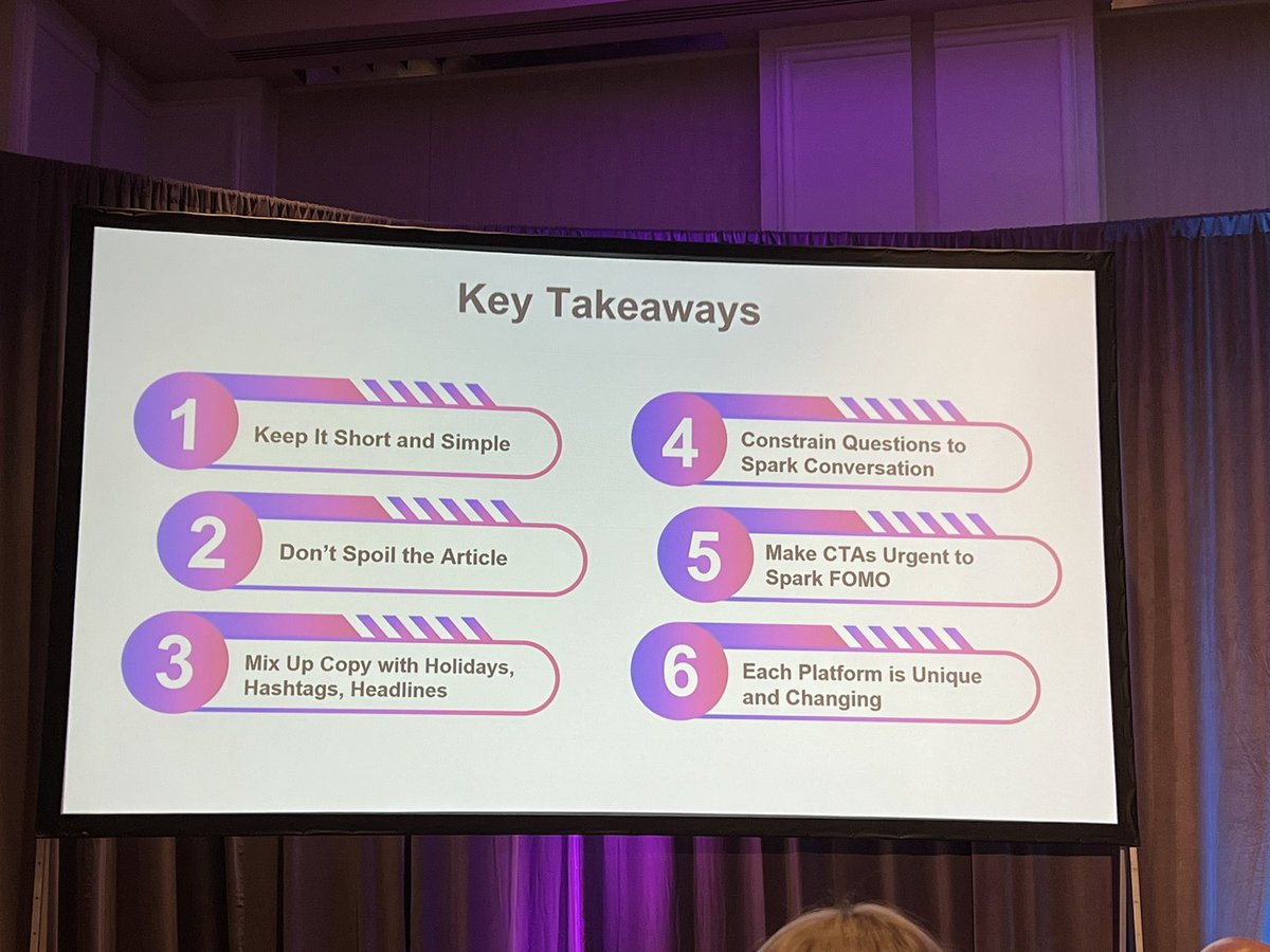 iamAndreJulian's tweet photo. Great session with @lissachidester. The shorter your post copy the better! Will definitely be sharing with my team how to maximize our social platforms. #RaganDisney https://t.co/kJP8XOUeWr