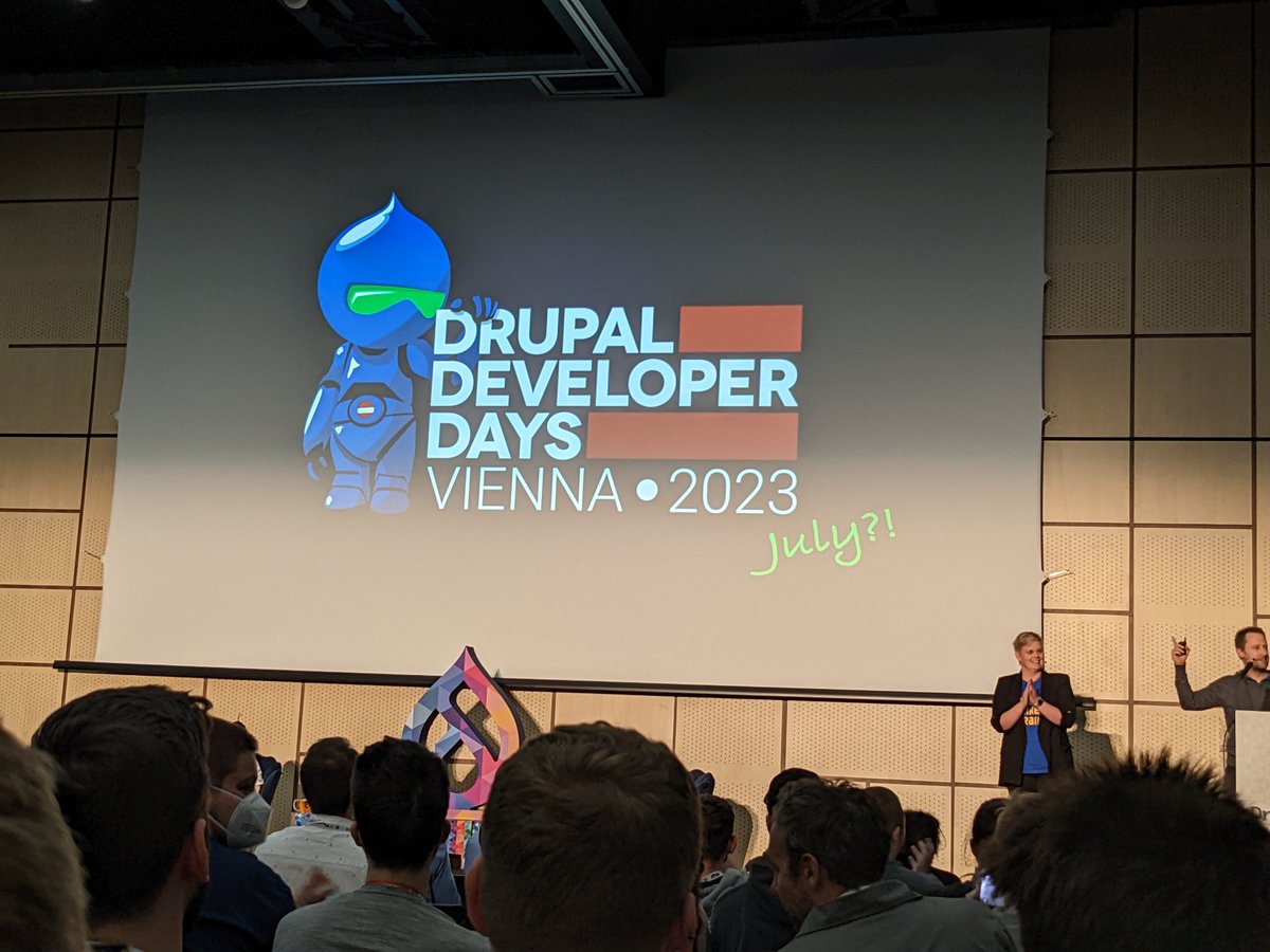 Interested in #DrupalDevDays 2023 in Vienna? Subscribe our newsletter to get informed when ticket sale starts: bit.ly/ddd2023 #ddd2023 #DrupalConPrague