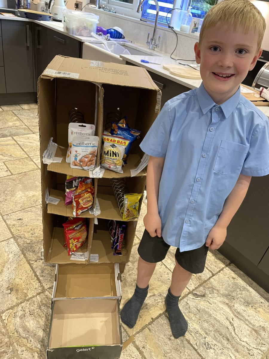 Here at Oldham vending we have been hard at engineering a state of the art vending machine to compete with the major manufacturers. I think this young man has done very well.