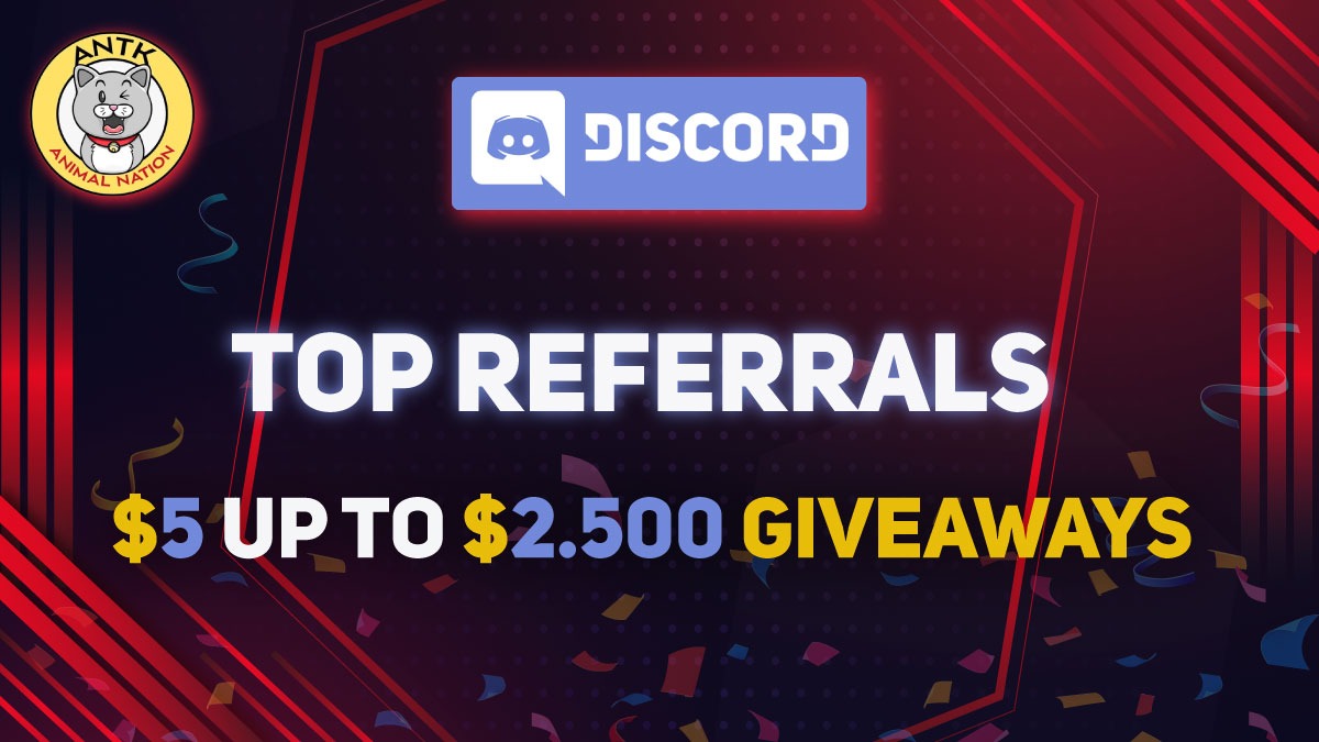 AnimalNationTK's tweet image. 🚨 Our #Discord is now open to public! 🚨

To celebrate this #event, we are organizing a #contest to reward the top #referrals:
10 invitations 5 $
25 invitations 30 $
50 invitations 100 $
100 invitations  250$
300 invitations 1000 $
500 invitations 2500 $

discord.gg/5c6ZG3kmKa
