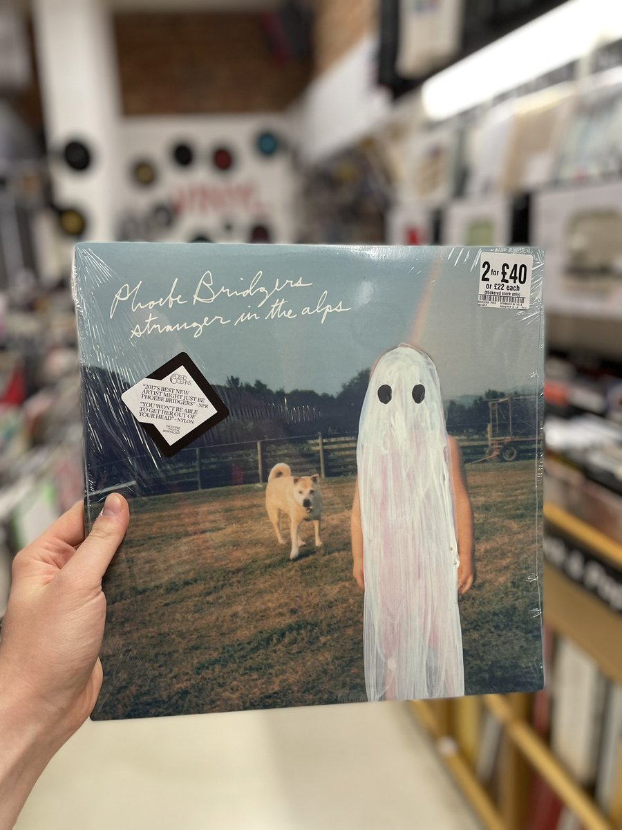 foppcambridge's tweet photo. The stunning debut album #StrangerInTheAlps by none other than @phoebe_bridgers was released 5 years ago today!
It's also part of our 2 for £40 & 3 for £55 LP range!!
#fopp #cambridge #foppcambridge #gettofopp #phoebebridgers #vinyl #indie #rock #pop #music #recordstore https://t.co/Ri9CuIfhGf