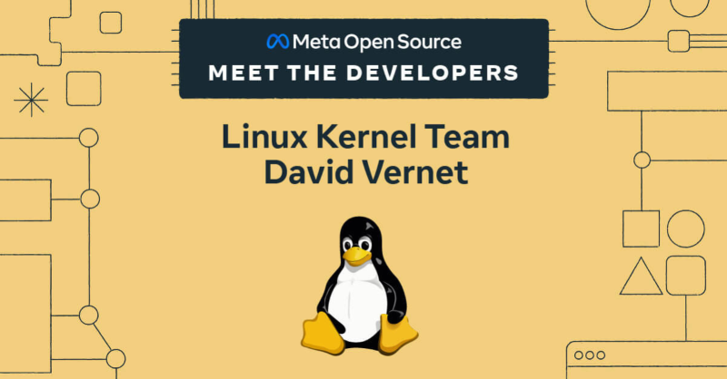 MetaOpenSource's tweet photo. David Vernet is a core systems engineer on the Kernel team at Meta working on the BPF and #Linux kernel scheduler. Learn what his typical day looks like and what he enjoys most about his job at Meta: https://t.co/sxRxCDgvTs