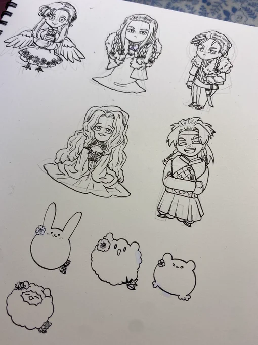 「最近全然絵が描けないよ」
「大好きな人物絵を描けば?」

なるほど 