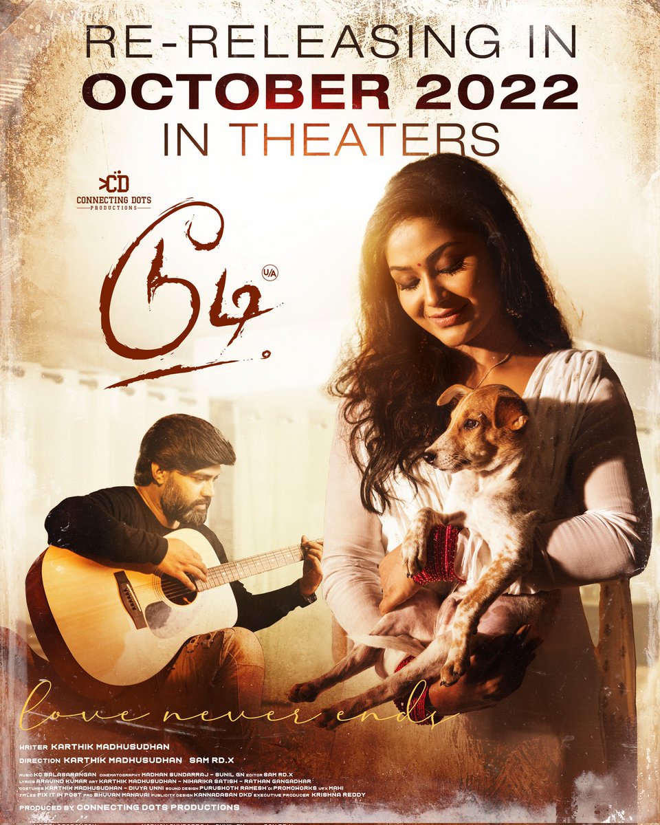 evilchanoffl's tweet photo. டூடி #Doodi Re Release in October in Theaters.

@ProductionsDots @SamRdx6 @sshritha9 @KCBalasarangan
@dop_madhan
@ProBhuvan #DoodiTheFilm https://t.co/uK5s3bR60T https://t.co/g1DMffIpd7