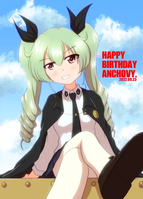 アンチョビ姐さんおめでとー。#アンチョビ生誕祭#アンチョビ生誕祭2022 