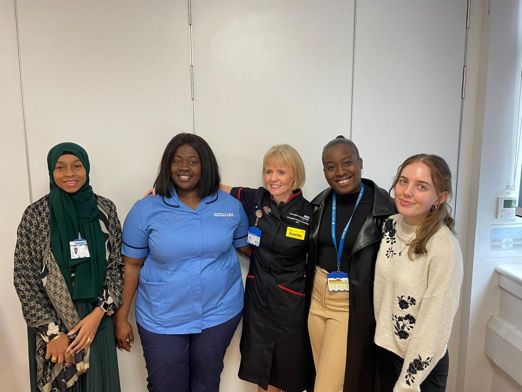 FNightingaleF's tweet photo. We 🤍 supporting the next generation of nurses and midwives!
Yesterday we had the last session of our #NMUHStudents practice based leadership programme where our CEO @westwood_greta facilitated a co-consulting session with @JessLSainsbury
Next up, Celebration Day! #FNFStudents https://t.co/edVyiMoxE6