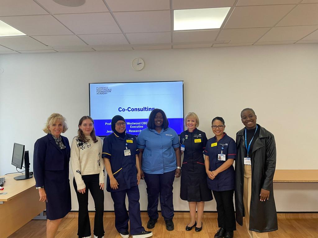 FNightingaleF's tweet photo. We 🤍 supporting the next generation of nurses and midwives!
Yesterday we had the last session of our #NMUHStudents practice based leadership programme where our CEO @westwood_greta facilitated a co-consulting session with @JessLSainsbury
Next up, Celebration Day! #FNFStudents https://t.co/edVyiMoxE6