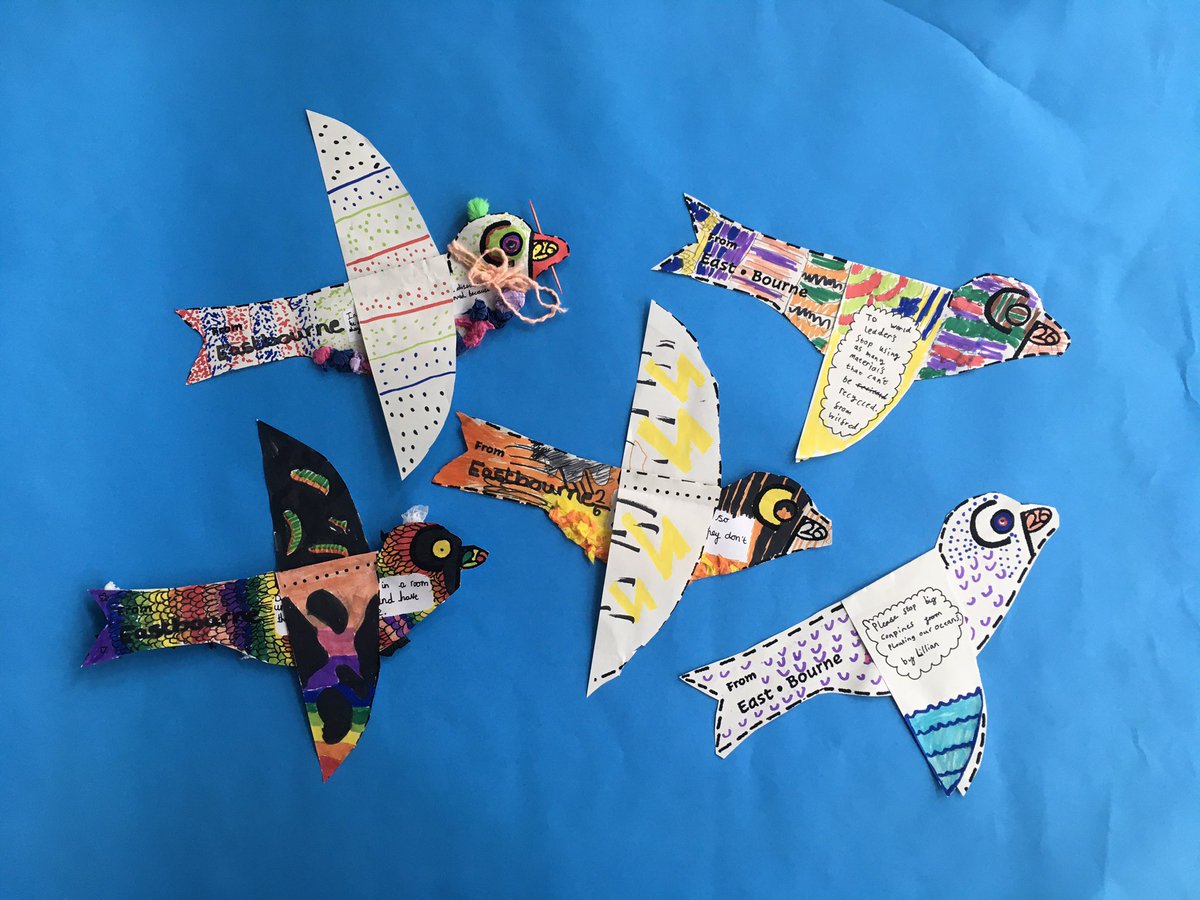Birds2bHeard's tweet photo. We’re very proud that a selection of beautiful and powerful Birds2BHeard is currently on display in the @TownerGallery café and will be there until 2nd October! 

Come and see this amazing work created by local young people.

https://t.co/LrGy2G3gB7

#ecoactivism #youthactivism https://t.co/H8HIrThqLy