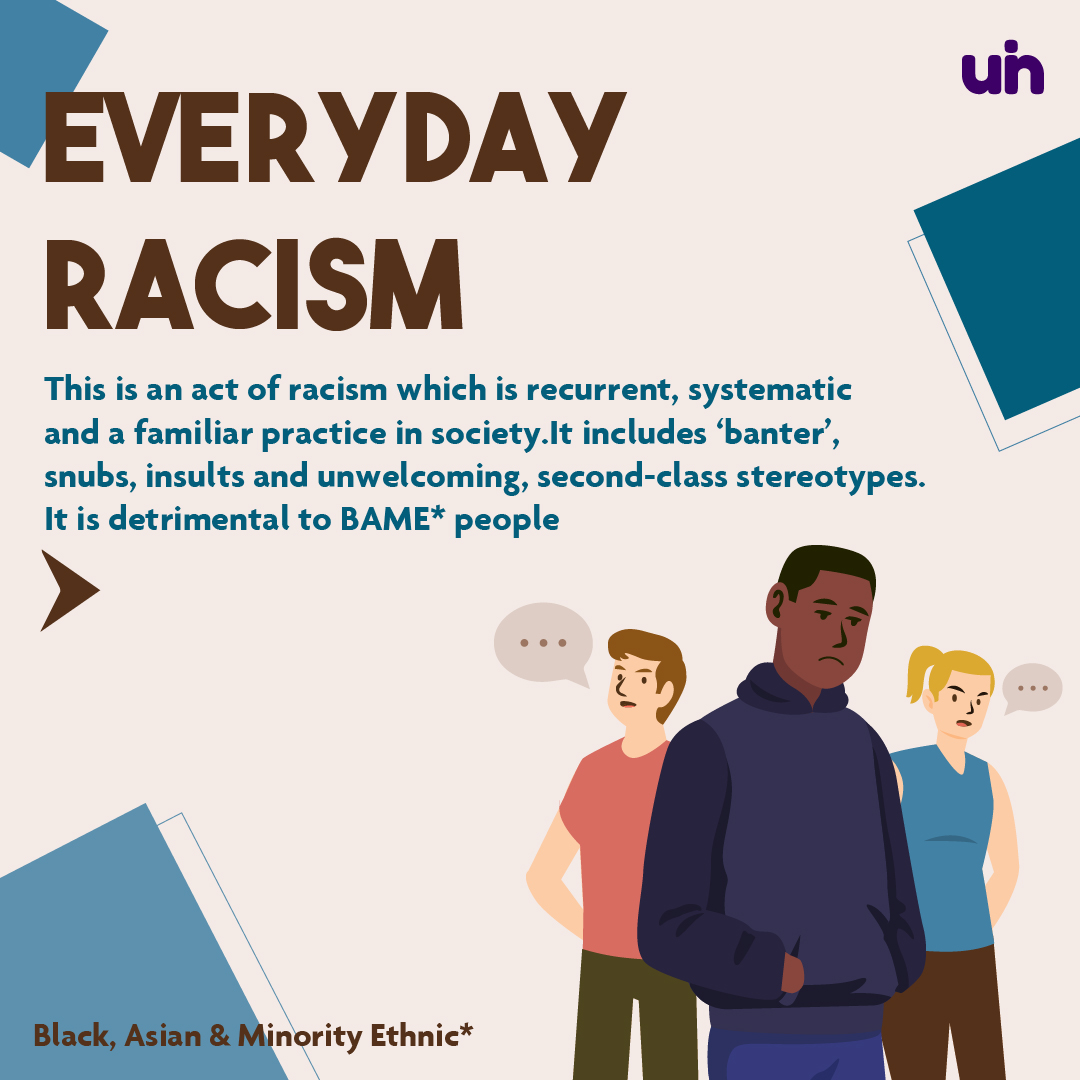UnHireCo's tweet photo. If you think #racism at the workplace doesn't exist, educate yourself! 

#racialdiscrimation #unhire #workplacediscrimination  #toxicplace #toxicworkculture https://t.co/FGTpVtoJXK