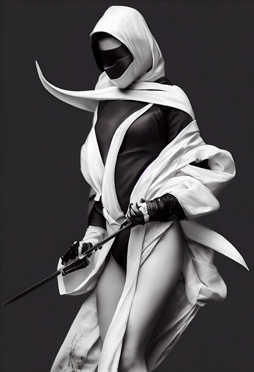 Doc_AI_Artist's tweet photo. I bet she has an interesting backstory 

#midjourney #aiart #characterdesign #ninja #assassin #gamer #AIArtwork #AI #amazing #portrait #3D #aiartist #Crush #daily https://t.co/NpE2MjzkLT