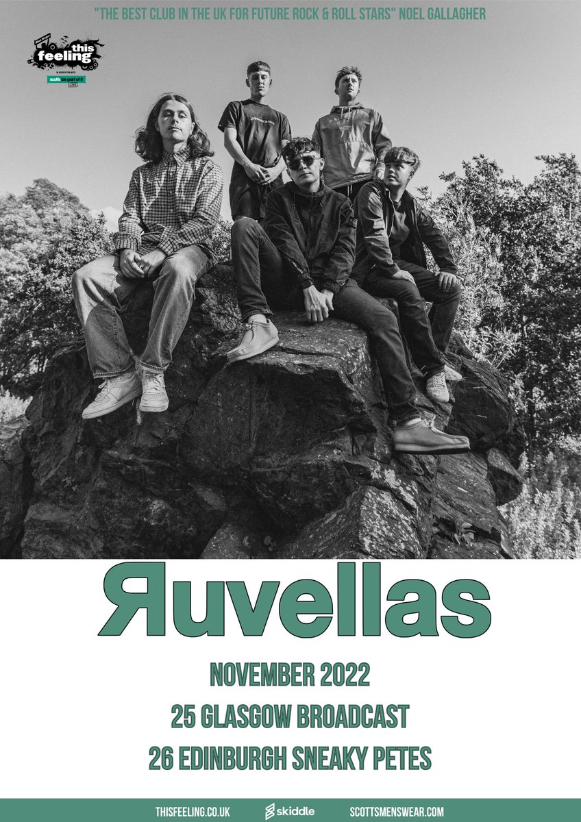 Yes ladies and gentlemen we are making our long awaited return to Glasgow and Edinburgh in November with the help of @thisfeelinghq . Tickets out at 8am tomorrow, follow the link in our bio. Supports will be announced soon. @scottsmenswear @redstripeuk