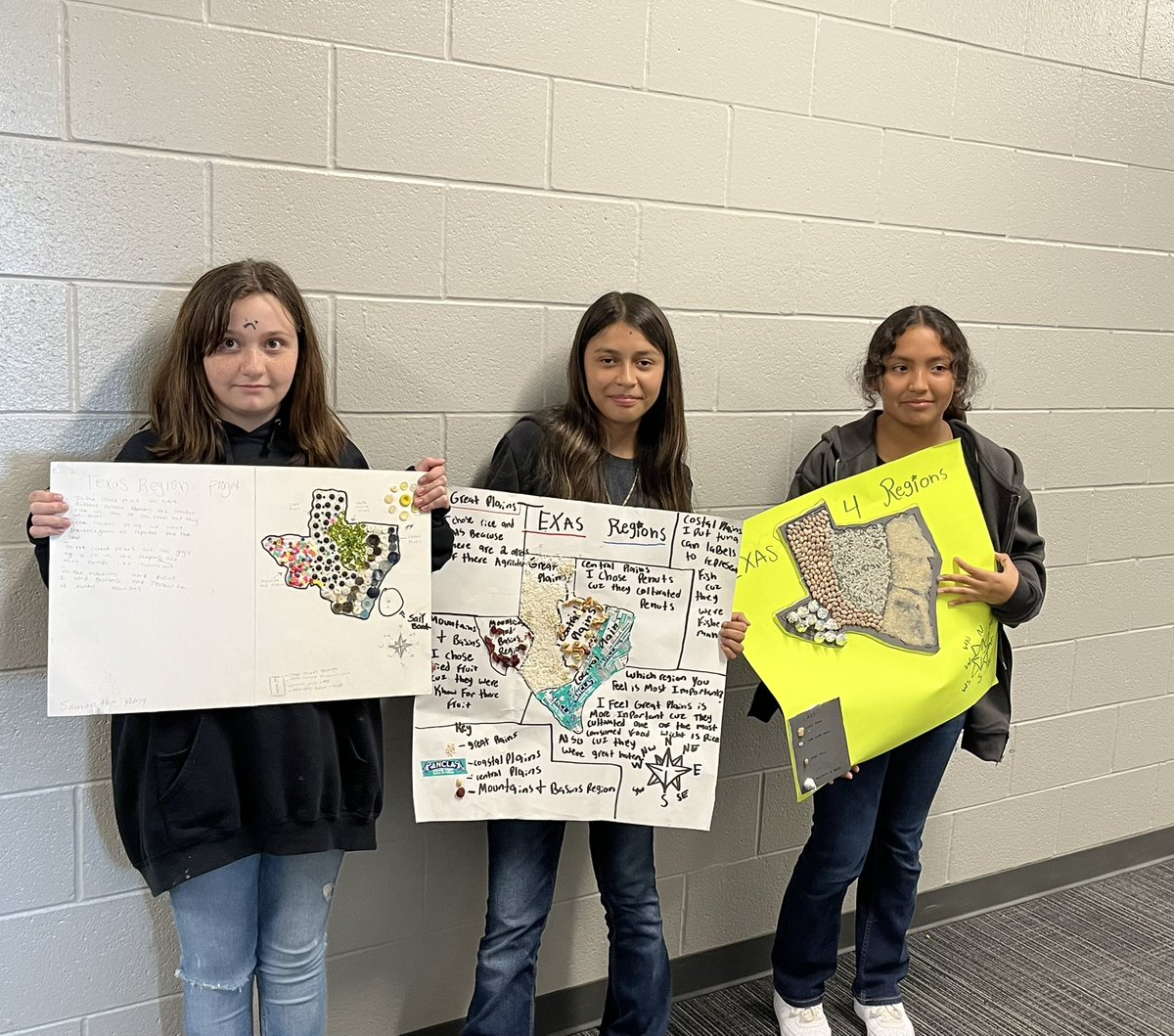 Regions of Texas Project! These honors students showed off their creativity and originality while explaining the importance of the regions of Texas! <a href="/StocktonCISD/">Stockton Junior High, Conroe ISD</a> <a href="/CarltonTodd5/">Carlton Todd</a> <a href="/CISDSS/">CISD Social Studies</a> <a href="/Doc_Skeen/">Dr. Christel Skeen</a> <a href="/SJH_Booklady/">SJHLibrary</a>