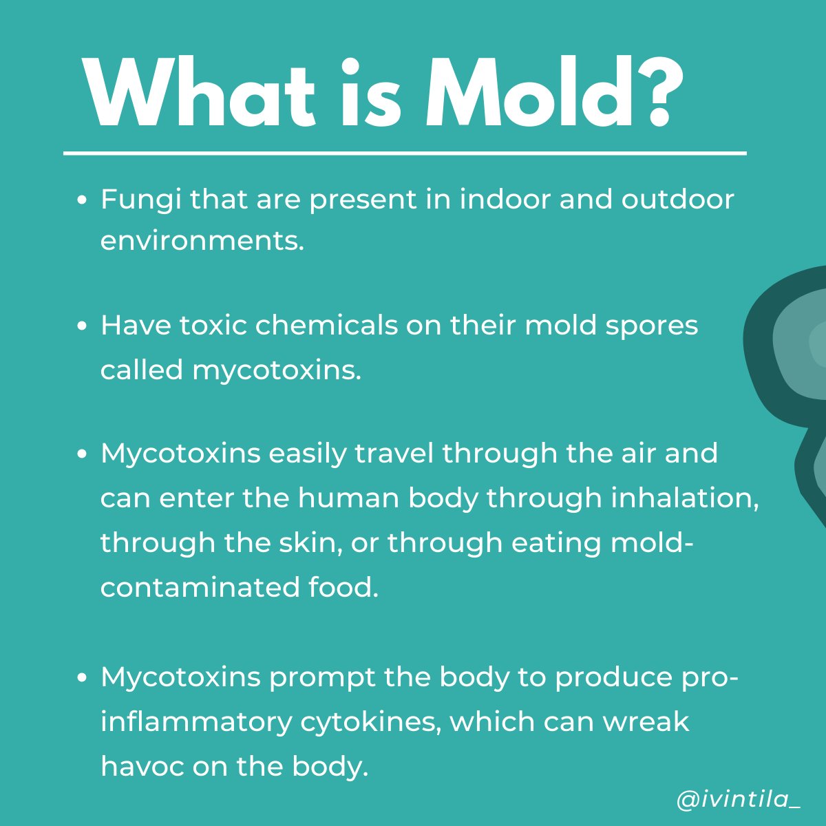 ivintila1's tweet photo. Did you know that mold can have a negative impact on your health, especially for those with #POTS, #Dysautonomia, and #chronicillness? 

Check out the images below for more info. https://t.co/UJ0rLXDRIl