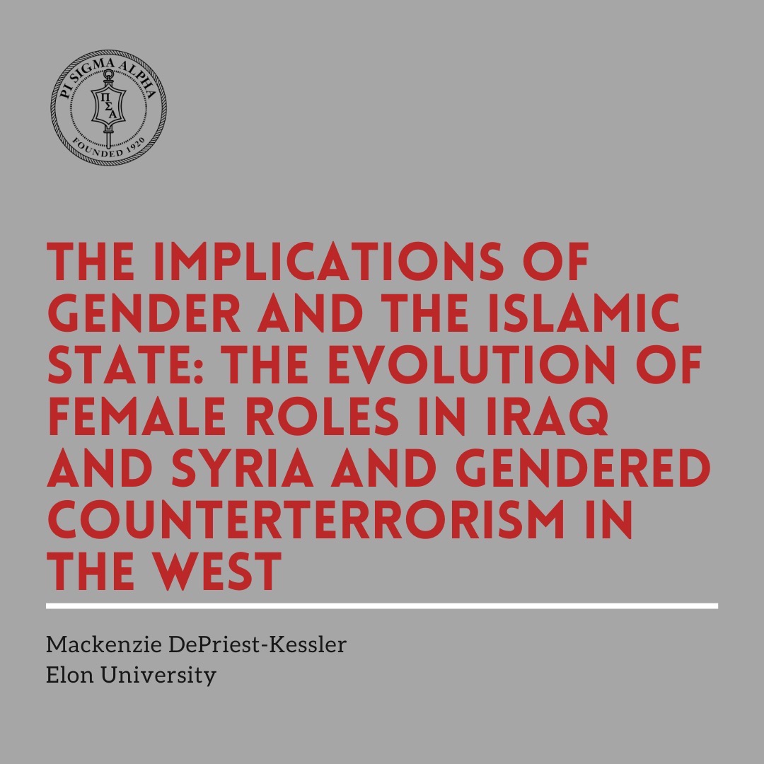 Congratulations to Mackenzie DePriest-Kessler, one of our Spring 2022 published authors from Elon University!