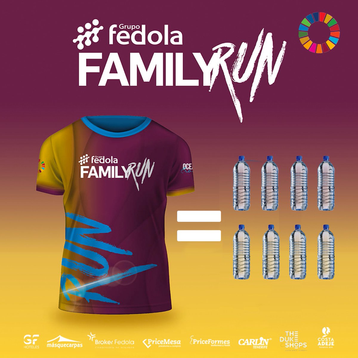 GFedola's tweet photo. ¿Sabías que cada camisa de #fedolafamilyrun está elaborada 100% #plásticoreciclado♻️? 

Por cada camiseta se hace un uso estimado de 8 botellas de agua. Reutilizando reducimos emisiones de CO2.

Inscríbete: https://t.co/57CzJCjBYy

#CarreraSolidaria #Sostenibilidad #GrupoFedola https://t.co/AJTj0A3fJL