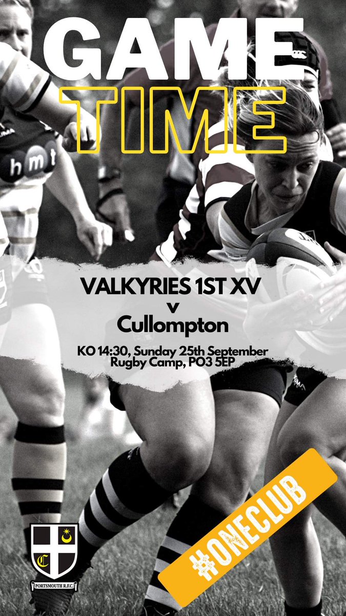 Portsmouth Rugby (@portsmouth_rfc) on Twitter photo Our women's team the <a href="/PRFCValkyries/">Portsmouth Valkyries</a> are entertaining Cullompton this Sunday #oneclub <a href="/portsmouthsport/">Portsmouth Sport</a> @icliving Our women's team the <a href="/PRFCValkyries/">Portsmouth Valkyries</a> are entertaining Cullompton this Sunday #oneclub <a href="/portsmouthsport/">Portsmouth Sport</a> @icliving