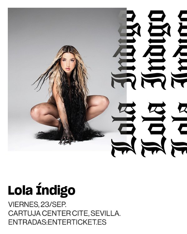 Tal como ha anunciado Lola Indigo en sus stories de Instagram, al ser cancelado el concierto de Barcelona, el fin de la gira de La Niña será mañana en Sevilla, una noticia triste pero mañana lo daremos todo en Sevilla💚

📍 Cartuja Center Cite
🎟️enterticket.es/eventos/lola-i…