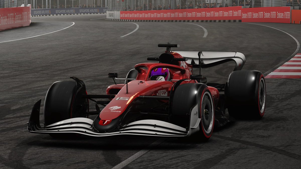 Tuturito10's tweet photo. A l'occasion du GP de Singapour  chez la @VirtualFormulaL division Élite, @TeslaMVR sort ses plus belles couleurs.
Let's gooo @ZPR_Viitow ! 💪🏻🔥 https://t.co/yAfvl8Tqup