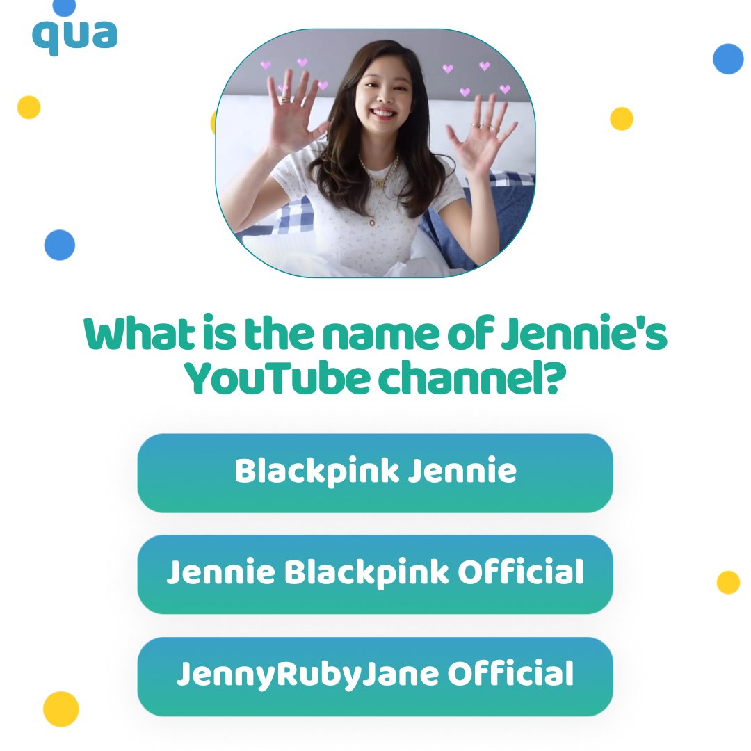 QuizQua's tweet photo. Her account, became one of the fastest channels to hit 1 million subscribers, reaching that number in less than seven hours after she started it 🫰🖤💗

#qua #quaquiz #letsqua #kpop #korea #korean #BLACKPINK #JennieKim #Lalisa #Rose #Jisoo #blackpink #BlackpinkInYourVMAs #BPIYE https://t.co/QNBQTfNS5k