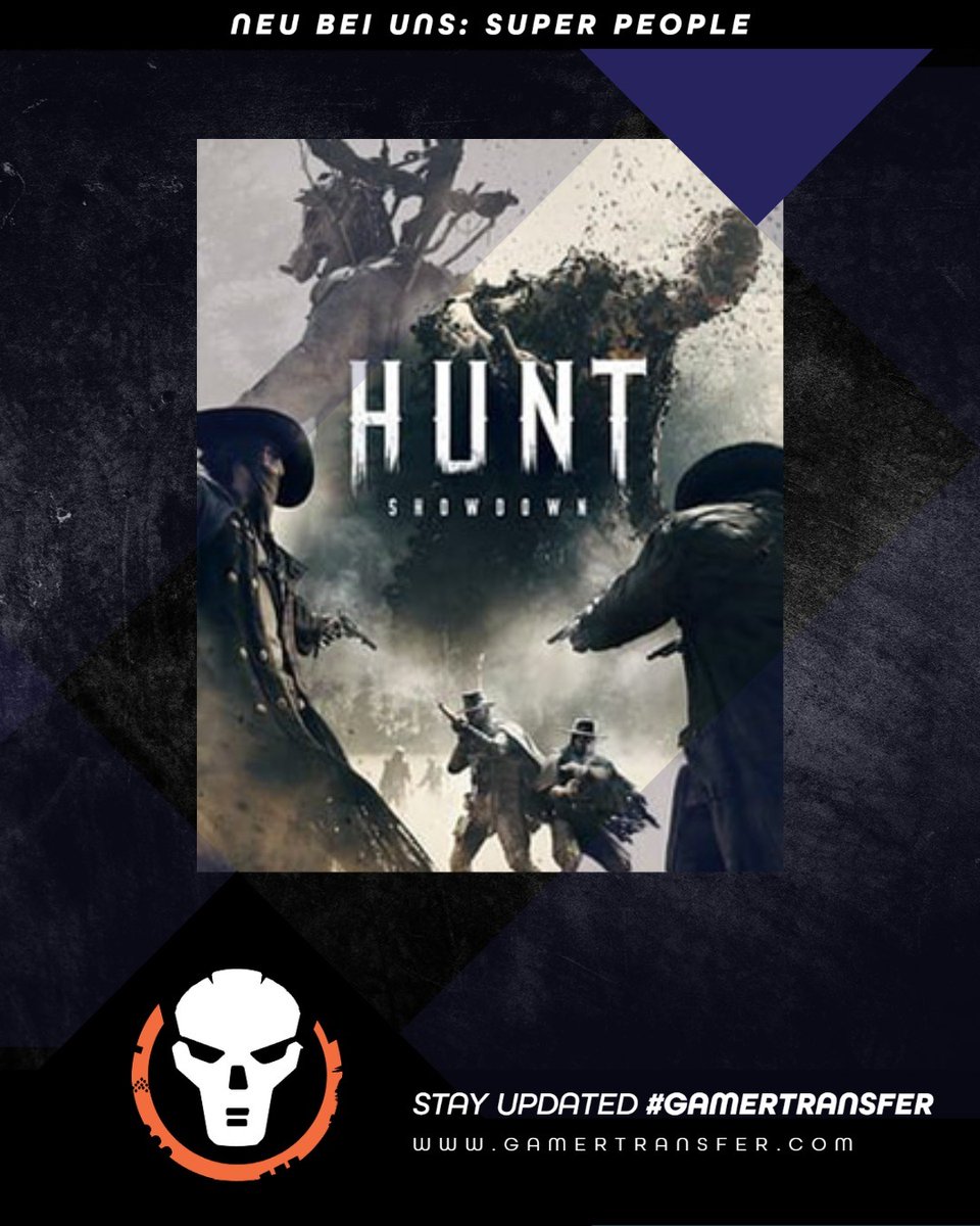 Ihr könnt nun eure #Mitspieler Anzeigen auch für das Spiel #HuntShowdown auf #gamertransfer schalten!
Viel Erfolg euch beim #Mitspieler finden!
#huntthegame