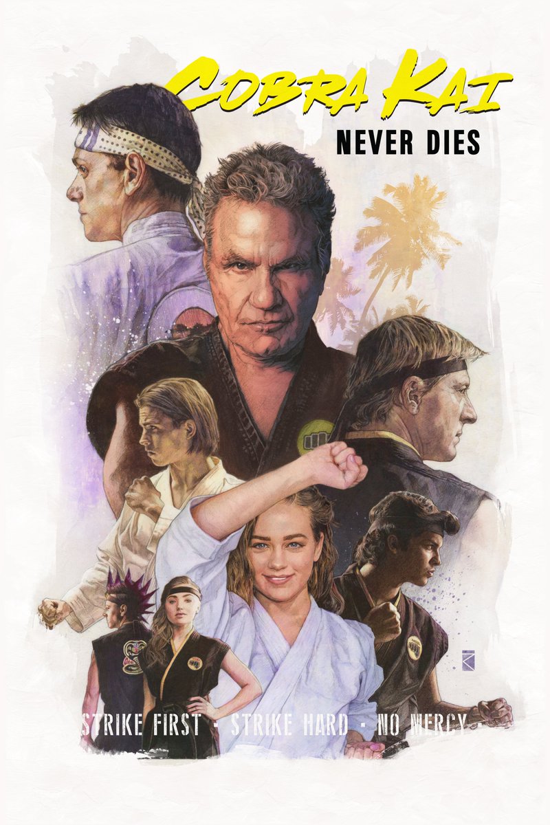 Spent the weekend with the gangs from #MiyagiDo &amp; #EagleFang, and I loved every minute.
It's so obvious that everyone involved cared about story and character, and put together a season of laughter AND tears. Just magnificent.
Do yourself a favor &amp; check out #cobrakaiseries