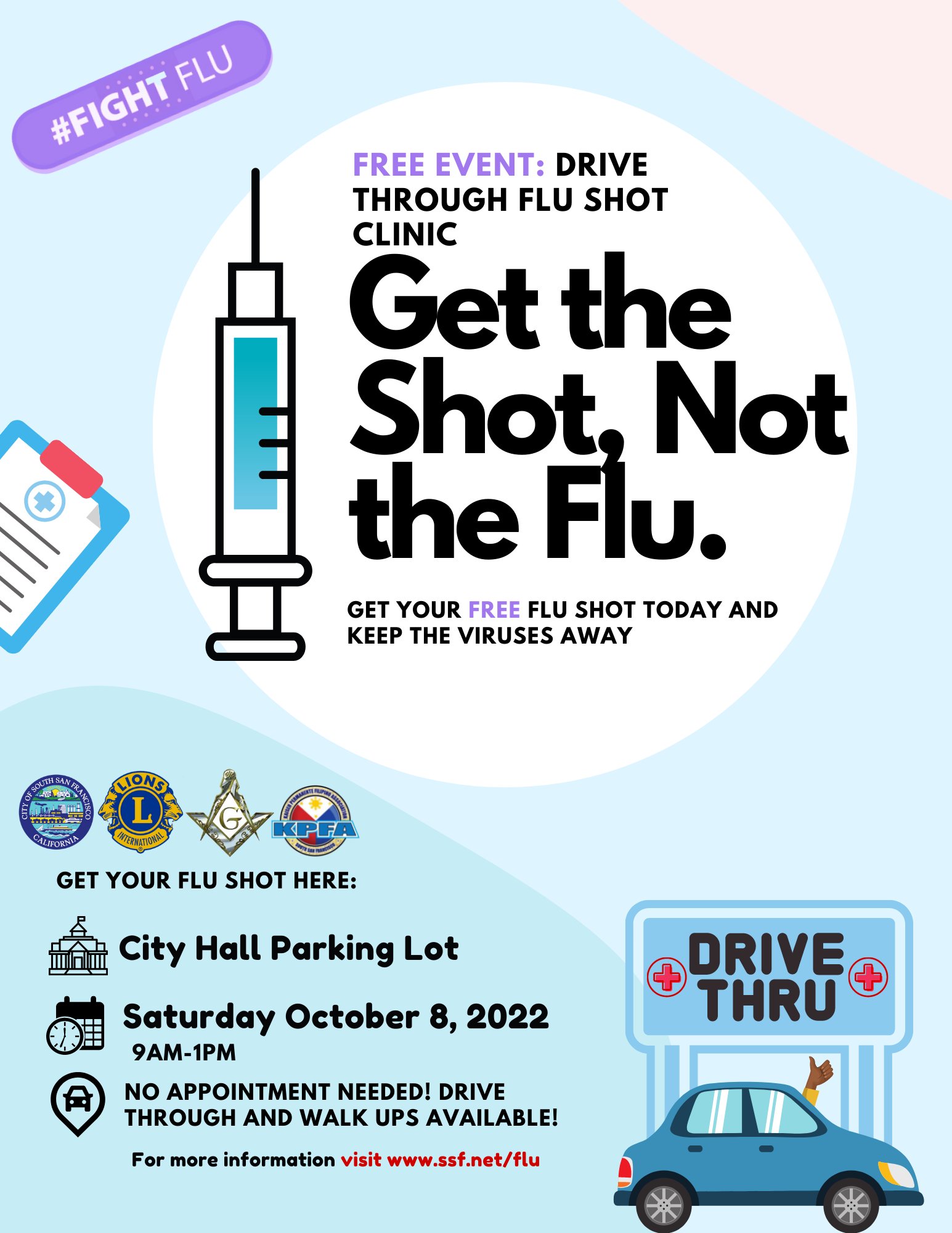 South San Francisco on Twitter "Stop by the City Hall parking lot (400